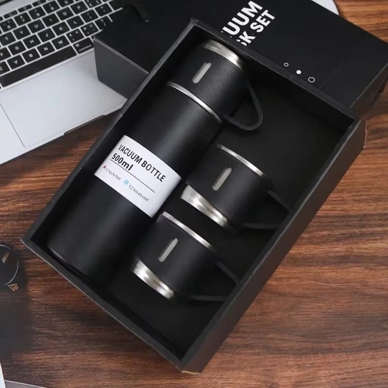Premium Vacuum Flask Gift Set